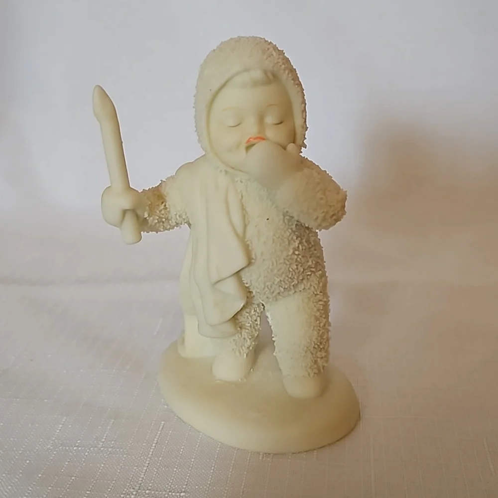 Snowbabies I'm So Sleepy Department 56 Yawning Candle with Box